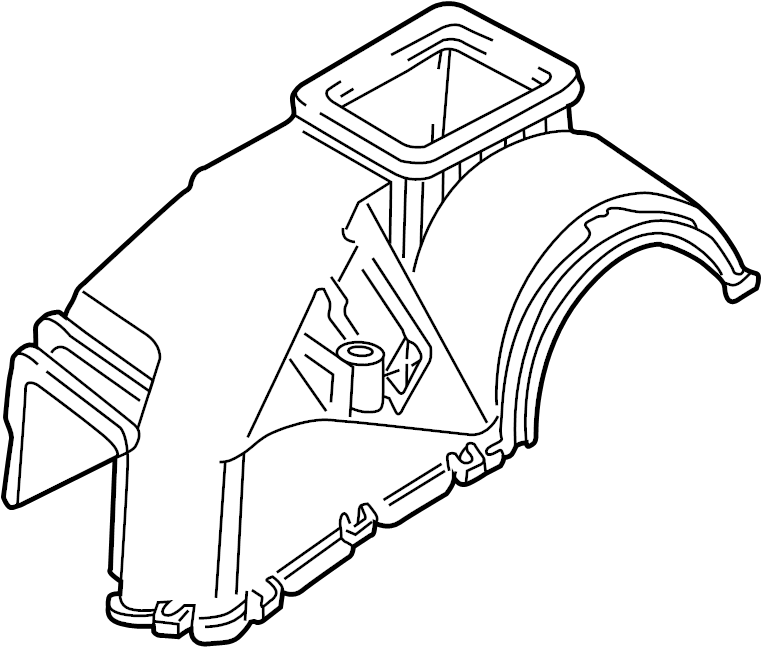 View 1H1820024 A/C Evaporator Core Case (Upper) Full-Sized Product Image