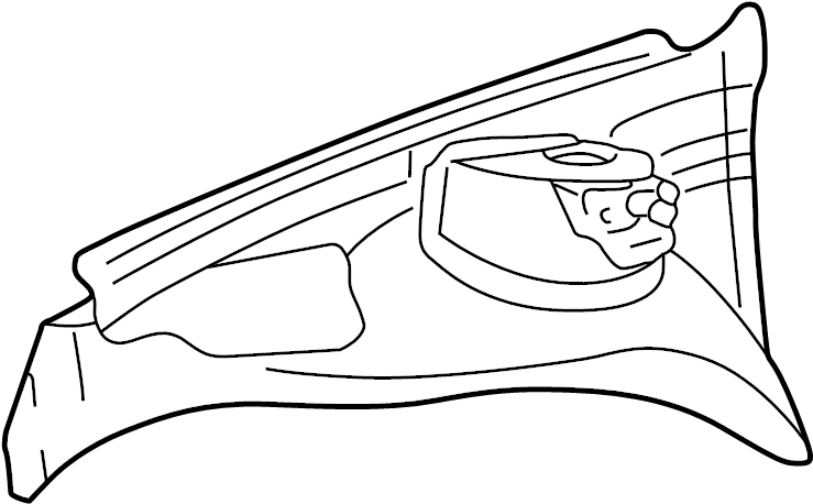 View 1HM809104B Fender Apron Assembly (Front, Upper) Full-Sized Product Image