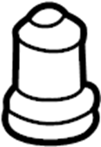 View N90433301 Bumper bracket nut. Retainer nut.  Full-Sized Product Image