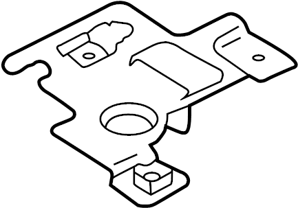 View 1H0907341B Cruise Control Vacuum Pump Bracket Full-Sized Product Image