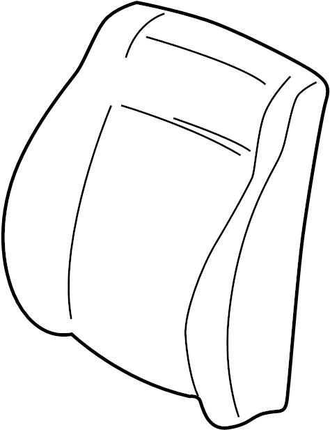 View 1EM881805EFVX Seat Back Cushion Cover (Lower) Full-Sized Product Image