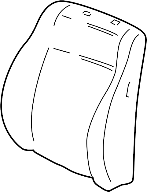 View 1E0881775C Seat Back Cushion (Upper) Full-Sized Product Image