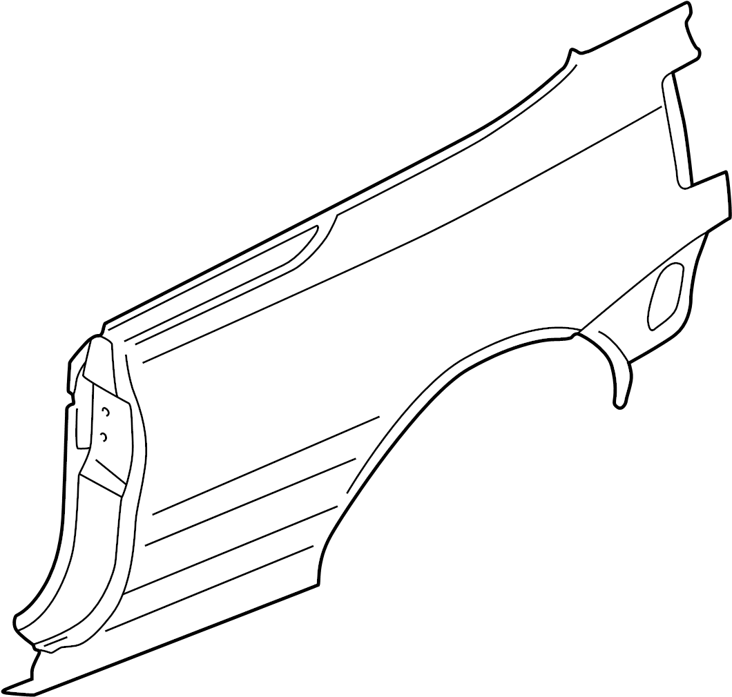 View 1E0809602B Quarter Panel (Upper) Full-Sized Product Image