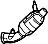 View 3D0254251DX Catalytic Converter Full-Sized Product Image
