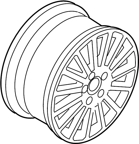 View 3D0601025ACZ31 Wheel Full-Sized Product Image