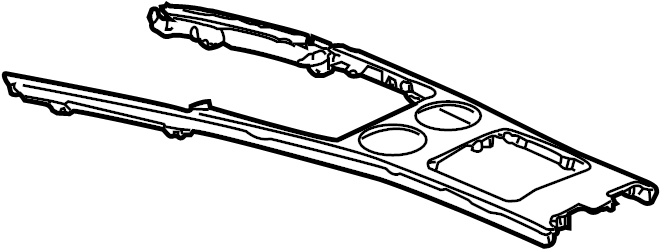 View 3D0863243N5N8 Console Trim Panel Full-Sized Product Image
