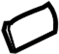 View 3D08587515J6 Seat Belt Trim Bezel Full-Sized Product Image