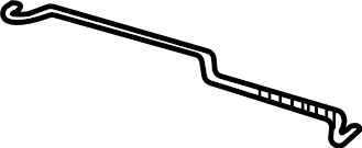 View 11A823363A Hood / Trunk Prop Rod Full-Sized Product Image