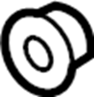 View 191823395 Hood Prop Rod Grommet Full-Sized Product Image