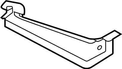 View 1EA803212 Fender Rail Reinforcement Brace (Rear) Full-Sized Product Image