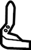 View 1EA804851 Bracket. (Lower) Full-Sized Product Image