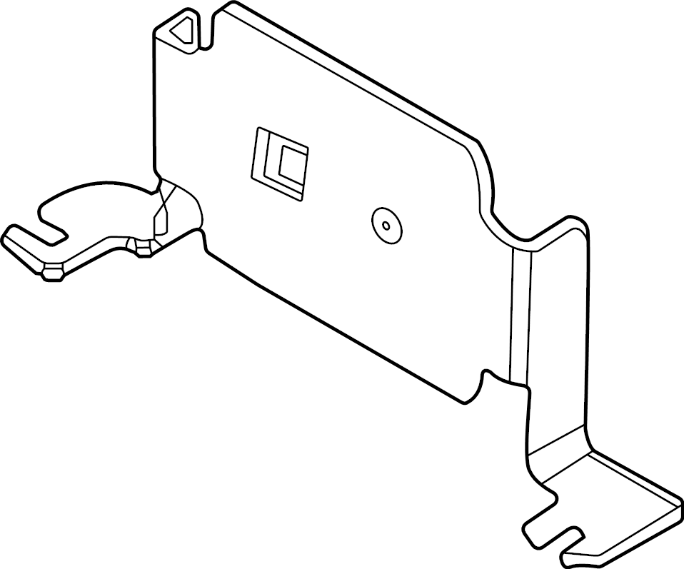 View 11A951227 Anti-Theft Alarm Siren Bracket Full-Sized Product Image