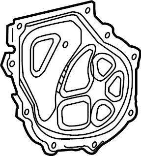 View 0EH907300 Drive Motor Inverter Cover Full-Sized Product Image
