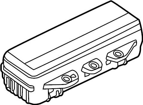 View 11A880204H AIRBAG. PASSENGER INFLATOR MODULE. Psngr air bag.  Full-Sized Product Image