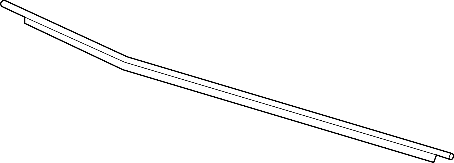 View 11K837478A5AP Belt molding. Seal.  Full-Sized Product Image