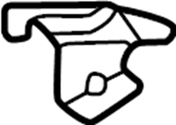 View 1EA809321A Floor Pan Reinforcement Bracket (Front) Full-Sized Product Image