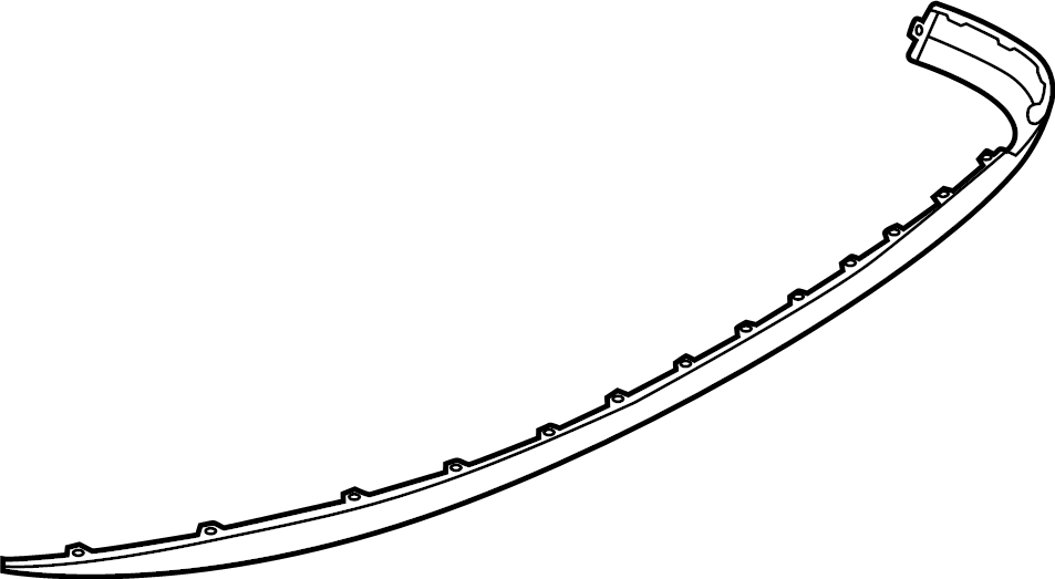 View 11A8533332UC Bumper Trim (Rear, Upper, Lower) Full-Sized Product Image