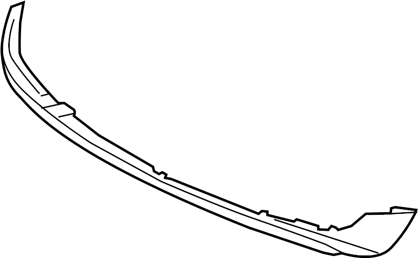 View 7L6807061AC9B9 Spoiler (Front, Lower) Full-Sized Product Image