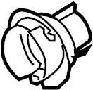 View 1J0953123 Headlight Socket Full-Sized Product Image