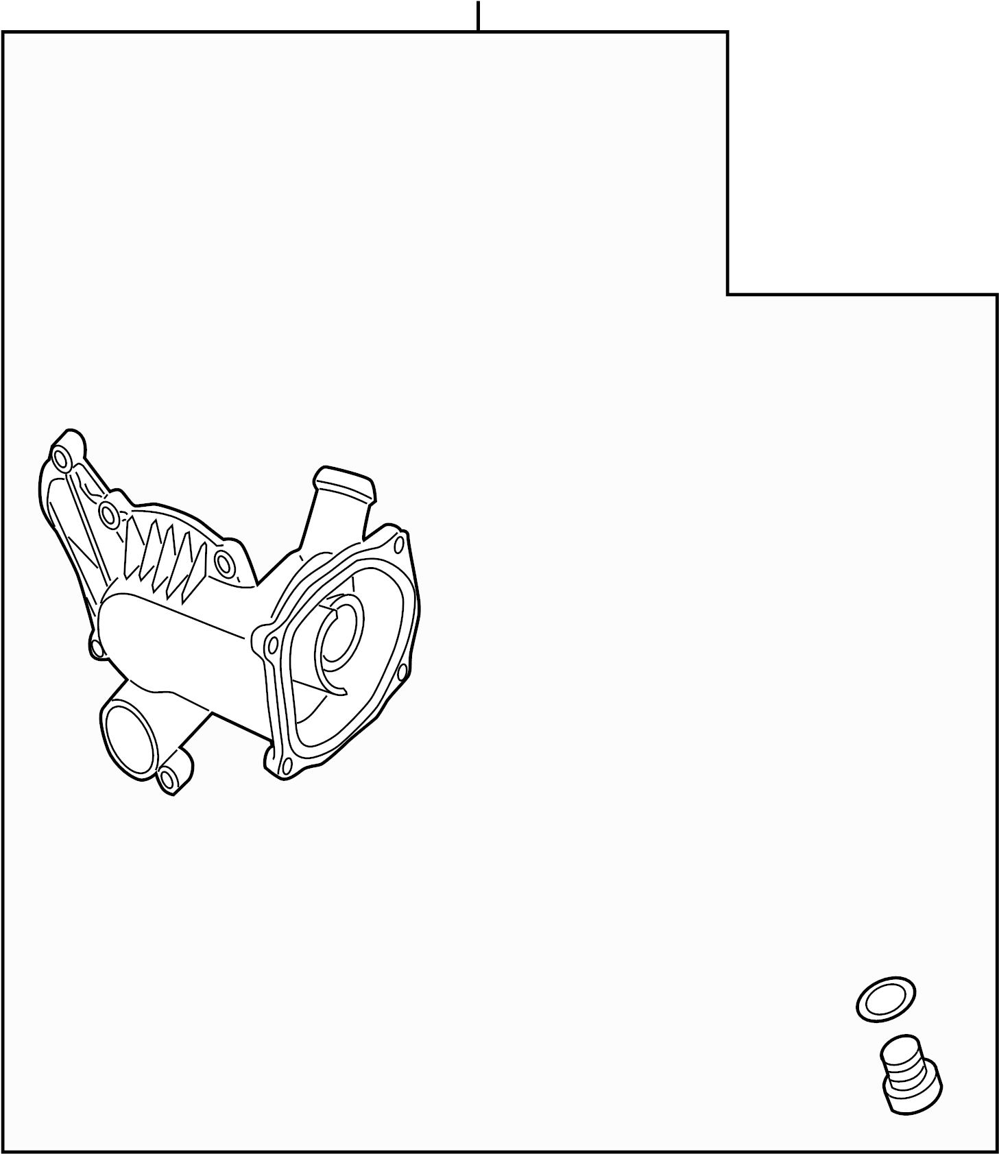 View 079121010D Water pump Assembly.  Full-Sized Product Image