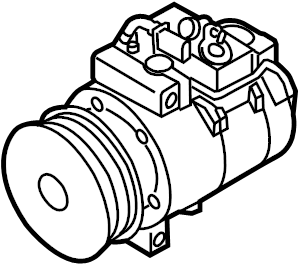 View 4E0260805AS A/C Compressor Full-Sized Product Image