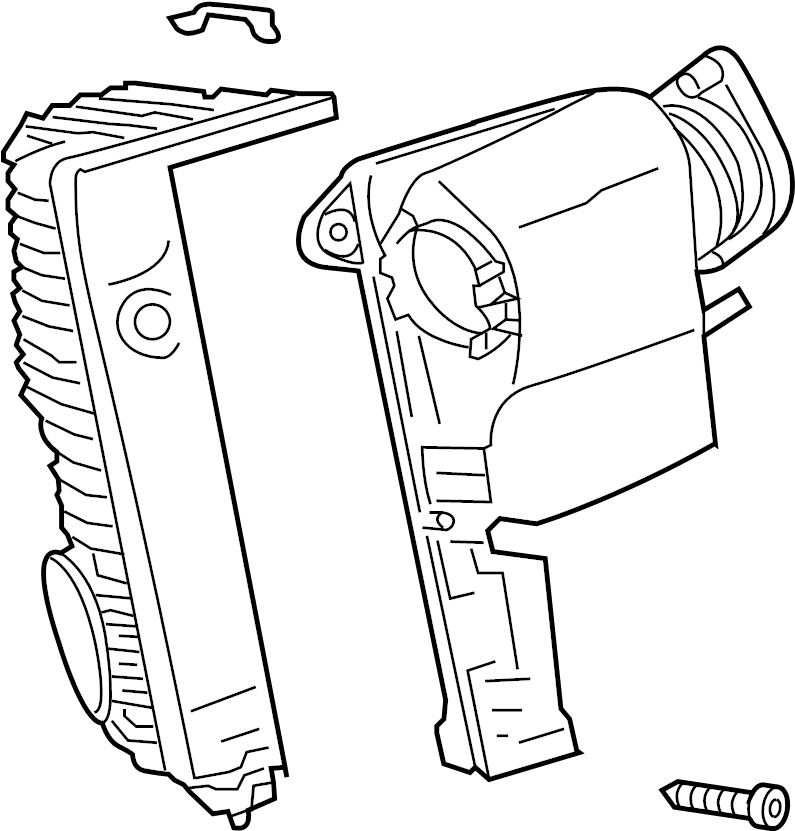 View 7L0129607C Air Filter and Housing Assembly Full-Sized Product Image