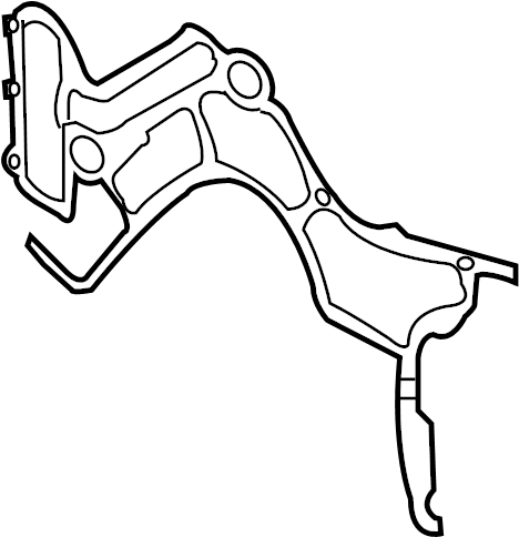 View 077103161G Engine Crankshaft Sealing Flange Gasket Full-Sized Product Image