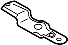 View 079131327C Secondary Air Injection Solenoid Bracket. Solenoid valve bracket. Vapor Canister Purge Solenoid Bracket.  Full-Sized Product Image