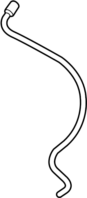 View 7L8422881 Power Steering Reservoir Hose Full-Sized Product Image