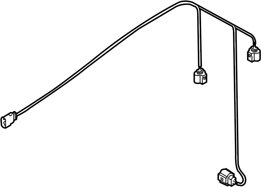View 7L0971767A Wire harness.  Full-Sized Product Image