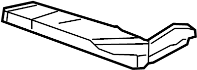 View 7L0820831B Instrument Panel Air Duct (Rear, Lower) Full-Sized Product Image