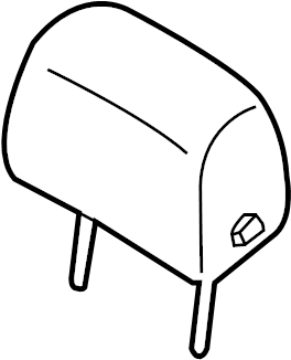 View 7L6881901AA7B4 Headrest Full-Sized Product Image
