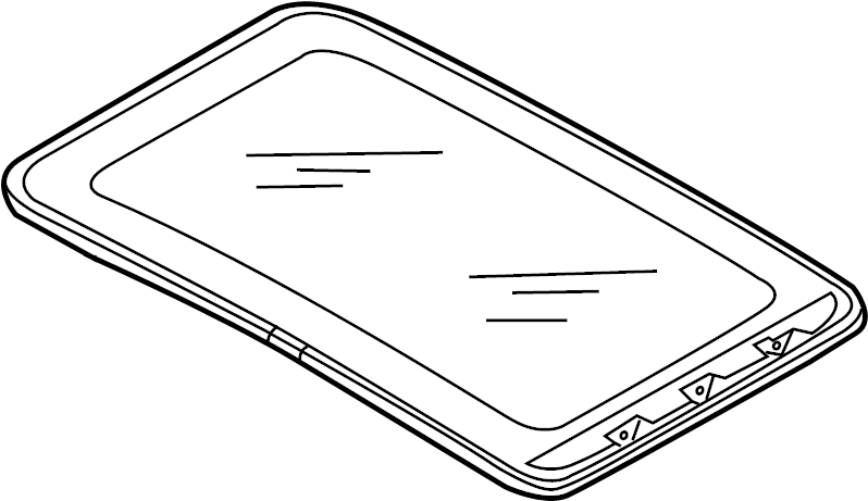 View 7L6877055 Sunroof Glass Full-Sized Product Image