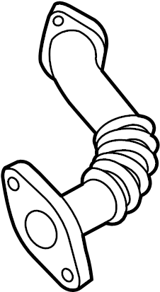 View 059131521K Exhaust Gas Recirculation (EGR) Tube Full-Sized Product Image