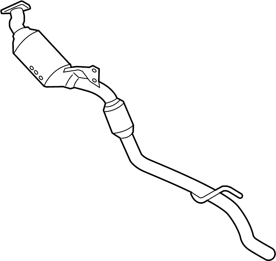 View 7P0254301BX Catalytic Converter Full-Sized Product Image