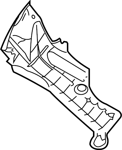 View 7P6825661 Shield. Heat. (Front, Rear) Full-Sized Product Image