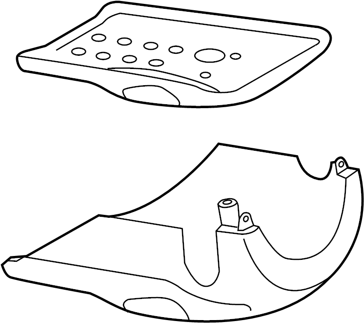 View 7P6858559B4A1 Steering Column Cover (Lower) Full-Sized Product Image