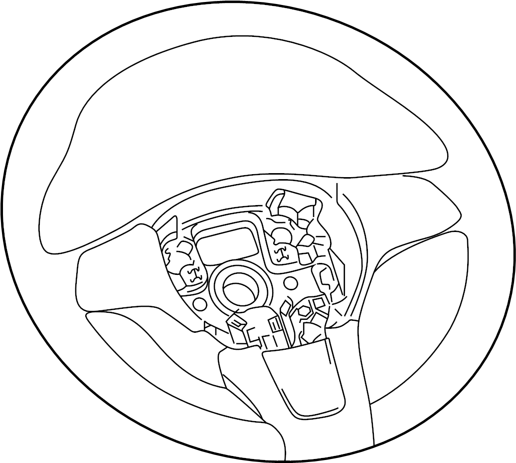 View 7P6419091NGB Steering Wheel Full-Sized Product Image