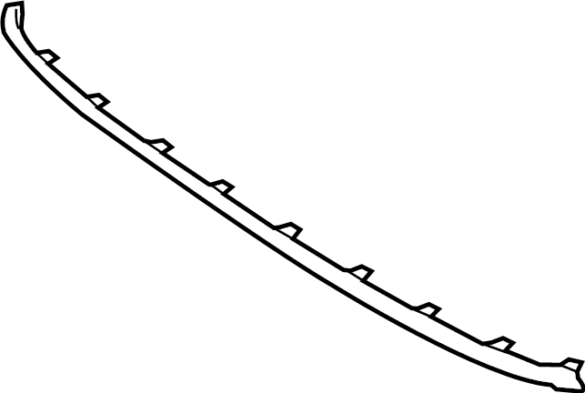 View 7P68532452ZZ Bumper Trim (Lower) Full-Sized Product Image
