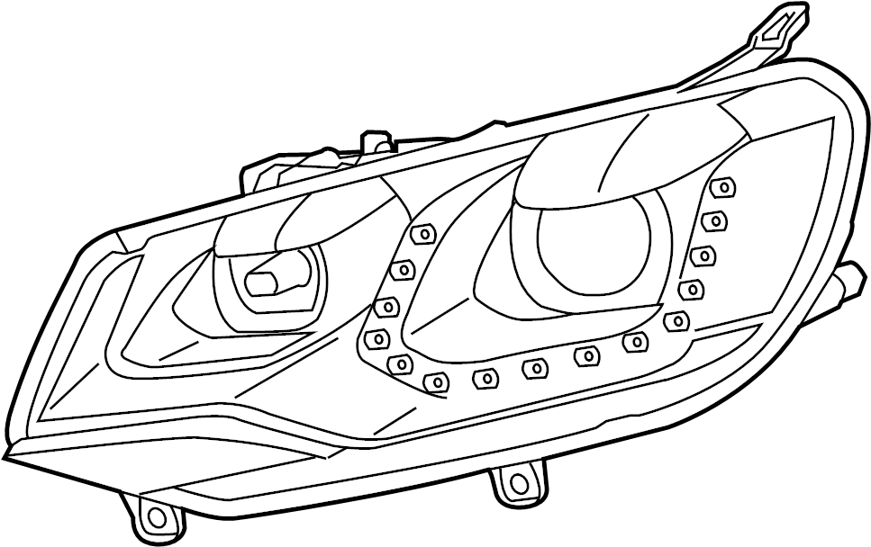 View 7P1941751A Headlight Assembly Full-Sized Product Image