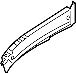 View 7P0805161 Pillar. REINFORCED. (Front, Upper, Lower) Full-Sized Product Image