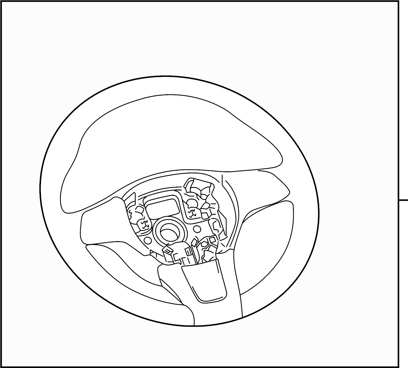 View 7P6419091AX0U Steering Wheel Full-Sized Product Image