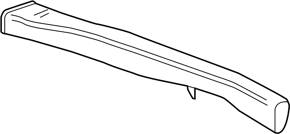 View 7P0819802 Instrument Panel Air Duct (Rear, Lower) Full-Sized Product Image