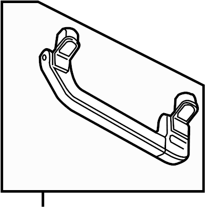 View 7P0857644B95T Interior Grab Bar Full-Sized Product Image