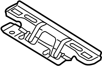 View 7P0857647D Interior Grab Bar Bracket (Front) Full-Sized Product Image