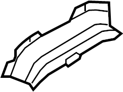 View 7P0809174 Body B-Pillar Baffle Plate Full-Sized Product Image