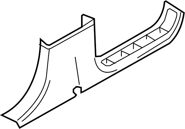 View 7P0853845F95T Door Pillar Post Trim Set (Lower) Full-Sized Product Image