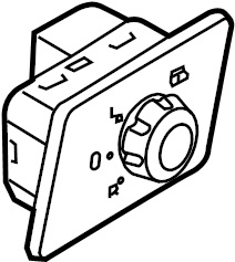 View 7P1959565CICX Door Mirror Switch Full-Sized Product Image