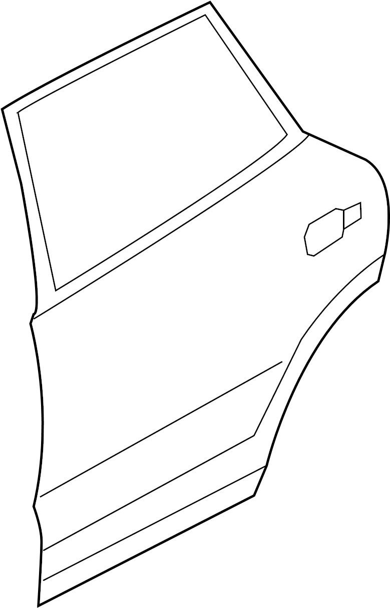 View 7P0833055B Door Shell.  Full-Sized Product Image