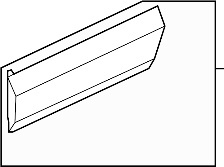 View 7P6854939MGRU Door Molding (Lower) Full-Sized Product Image